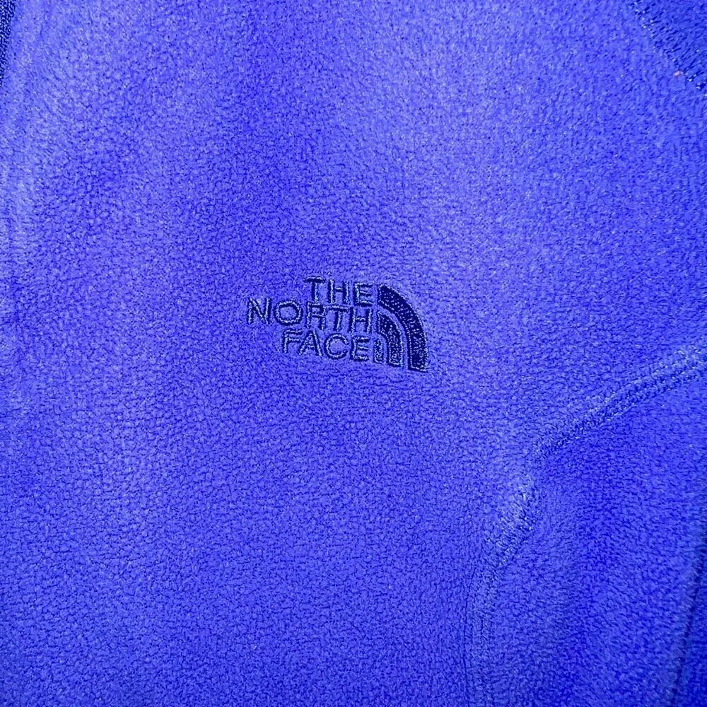 The North Face Women's Cobalt Blue 1/4 Zip Jacket Size M - Picture 4 of 5
